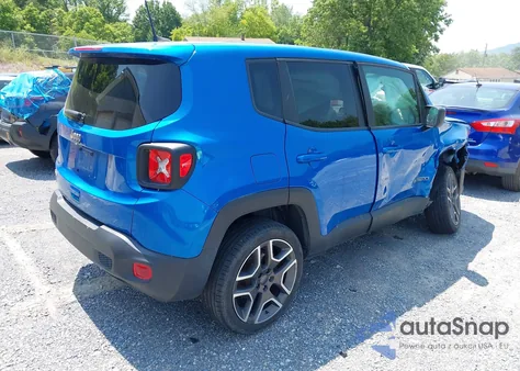 2020 Jeep Renegade Jeepster 4X4 z USA, uszkodzony, nr VIN ZACNJBAB3LPL87850